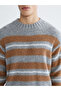 I Sıfır Roba Yaka Striped Men's Knitwear Sweater from Freezen Store - 3