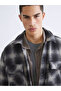 Timeless Clothing & Timeless Choices Comfortable Fit Long Sleeve Checkered Embroidered Men's Shirt Jacket - 3