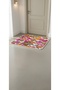 Non-Slip Base Washable Decorative Indoor Floor Mat Colorful Hearts