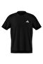 Run Essentials Men's Black Round Neck T-Shirt - 8
