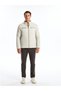 Artı-Store Men's Coat Made of Artificial Leather with Quilted Pattern; Stand-Up Collar, Long Sleeves - 5