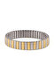 Elastic Silver & Gold Band Bracelet