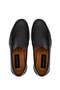 Men's Genuine Leather Black Loafer Shoes - 5