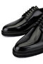Men's Genuine Leather Black Opening Classic Shoes - 4