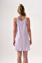 Bamboo Rope Strap Plaid Checkered Summer Women's Dress 26004-06 - 6