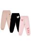Butterfly Printed Set of 3 Sweatpants for 2-5 Years Old - Standard for 5-6 Years Old