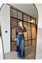 Washable Wide Leg Belted Rental Jeans - 2