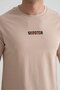 Stone Minimal Printed Cotton Fabric Standard Fit Baby Blue Men's T-Shirt - 6