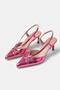 Jolly Fuchsia Color Women's Heeled Shoes - 7