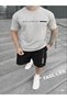 Women'S/Men's Loose Fit T-Shirt and Shorts Balance Set