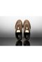 Women's Lace-Up Suede Detailed Thick Sole Casual Sports Shoes Elvigos Brown - 4