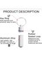 Metal Cylinder Capsule Keychain – Storage Design with Openable Lid - 4