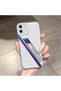 iPhone 12 Compatible Transparent Case Soft Silicone Camera Protected Phone Case Bmw Pattern