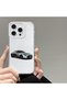 iPhone 16 Pro Compatible Case with Transparent Camera Protection, Soft Silicone Phone Case, Sports Car Pattern - 2