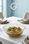 Selen Concept Çuha Model Handmade Glass Salad and Presentation Bowl Set of 2 - 3