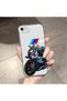 حافظة متوافقة مع هاتف iPhone SE 2022، حافظة هاتف من السيليكون الناعم بنمط BMW مع حماية شفافة للكاميرا