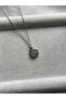 Raw Amethyst Stone Steel Spiral Necklace Handmade (Last Piece)