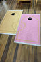 Love Pattern 2-Piece Non-Slip Sole Faux Fur Soft Prayer Rug 75x120 cm Stain Resistant Cushioned Prayer Mat
