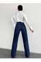 2021 Wide Leg Lycra Denim Pants - 5