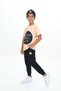 Boys' 2-Piece Set: Printed Crew Neck Short Sleeve T-Shirt & Pocket with Elastic Waistband - 2