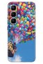 Infinix Hot 60 Pro+ Plus Case Colorful Silicone Printed Tpu Bubble House