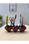 Multi-Functional Pen Holder with Pixel Heart Health Bar Design, Special for Gamers