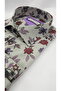 Floral Long Sleeve Men's Shirt - 3