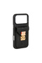Black Card Holder Strap Phone Case Dk388 iPhone 17 Pro - 4