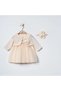 Baby Girl Tulle Flower Detail Bolero Dress - 3