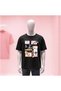 Printed Crew Neck Wide Fit Unisex Tshirt