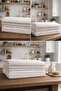 Madamgold Towel 50X90 3 Pieces Leaf Pattern (Gold-Silver-Bronze) Hand and Face Towel - 4