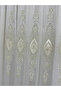 Eli̇sya 3812 Gold Shine 1/3 Pleated Bamboo Tulle Curtain - 3
