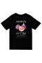 Aydın - 09 - Fig - Fruit - Coast - Beach City Printed Unisex 100% Cotton Black T-Shirt