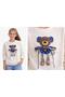 Girl's Sweatshirt with Teddy Bear - 2