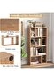 4-Tier Geometric Bookshelf - 6