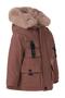Hooded Fur Coat for 2-5 Years Old - Brown 2-3 Years Old - 7