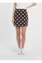 Women's Polka Dot Mini Length High Waist Casual Stylish Skirt