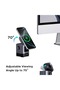 15W Uno Wireless Charger, Qi2 Certified MagSafe, Fast Magnetic Phone Stand, 2-in-1 Foldable, Grey - 4