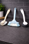 3-Piece Hygienic Cleaning Brush Set |   Separate Brush for Bathroom, Sink, and Dishes |   Multi-Purpose Powerful Cleaning - 8