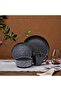 HOMD 16-Pieces Stoneware Dinnerware Set, Kitchen Dinnerware Ceramic Crockery Set, Dinner Service Set - 5