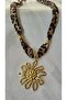 Leopard Patterned Zr Model Necklace - 2