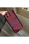 Tecno Spark 40 Compatible Shockproof Simple Claret Red Silicone Phone Case Star Pattern - 6