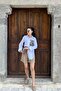 Embroidered Horse Design Shirt - Ecru Ekru - 4
