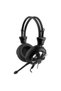 HS-28-2 headset cu microfon, negru / gri
