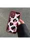 Tecno Spark 40 Compatible Shockproof Simple Claret Red Silicone Phone Case Star Pattern - 6