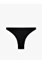 Matte Fabric Low Waist Brazilian Bikini Bottom - 4