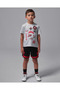 Jordan Mj Dynasty Mesh Patch Set Boys' T-Shirt-Shorts Set 85F561 85F561-023 - 3