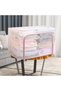 Foldable Storage Box with Window and Double Zipper Red - 2