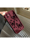 Oppo A5 5g Compatible Shockproof Simple Claret Red Silicone Phone Case Butterfly Pattern - 6