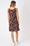 Floral Patterned 100% Cotton Women's Dress with Straps - 4
